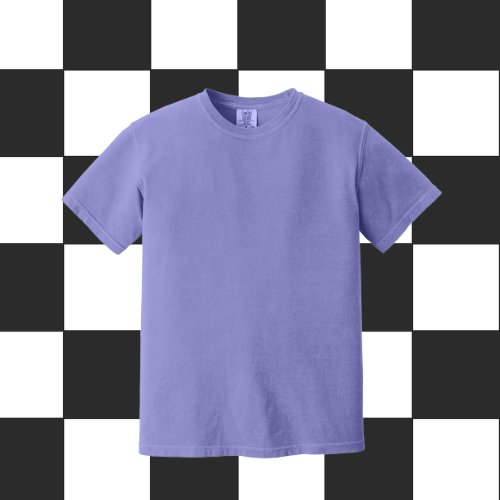 Comfort Color T-Shirt with Patch- Violet