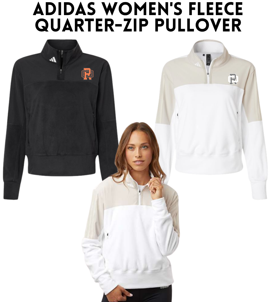 ROCC26 A601 Women's Fleece Quarter-Zip Pullover