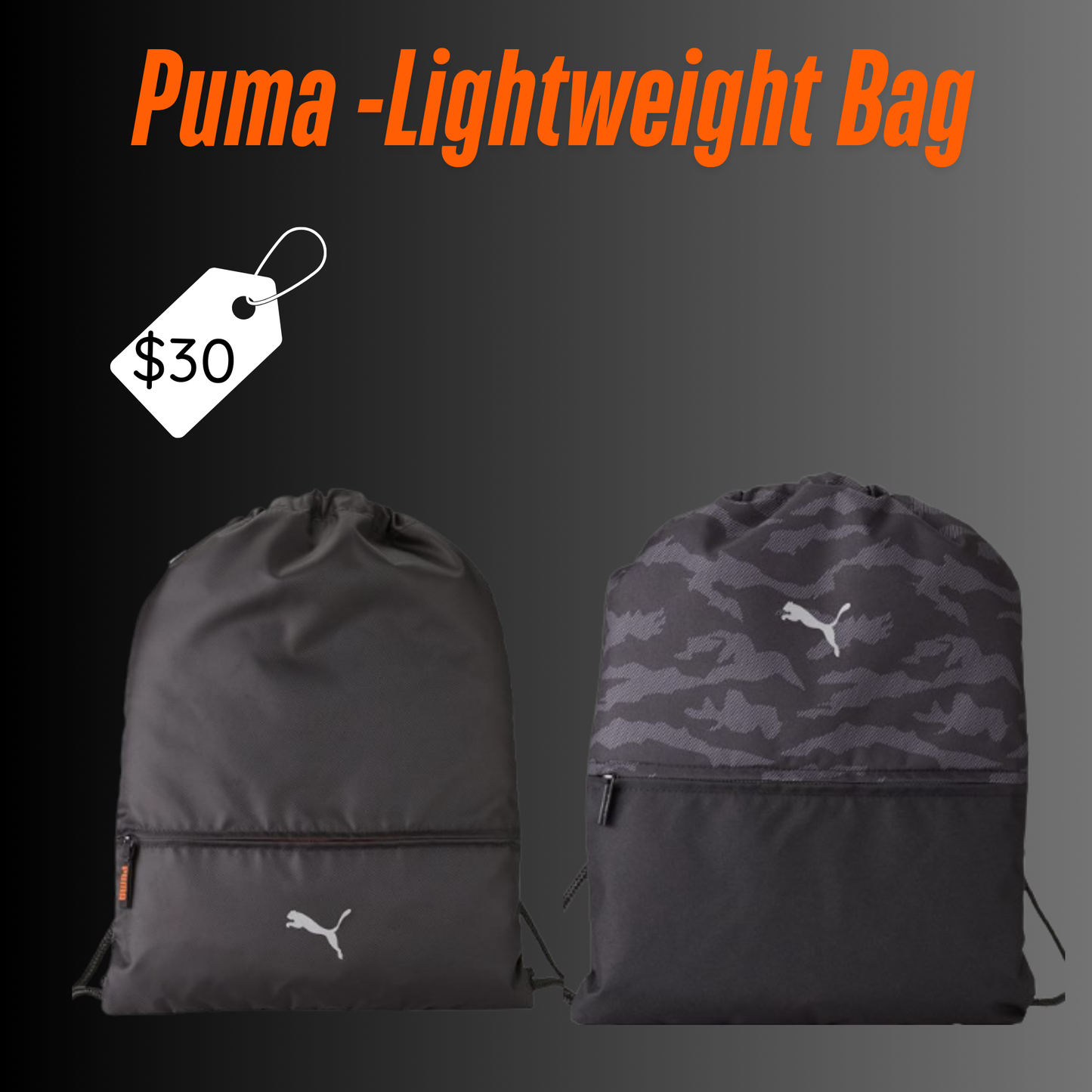 ROSOC25 Puma Drawstring Bag