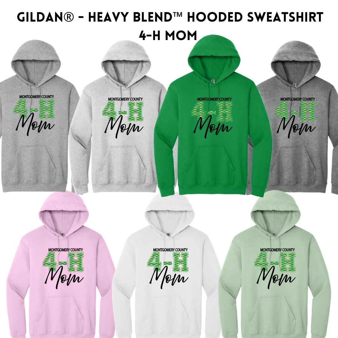 4-H Gildan® - Heavy Blend™ Hooded Sweatshirt 4-H Mom
