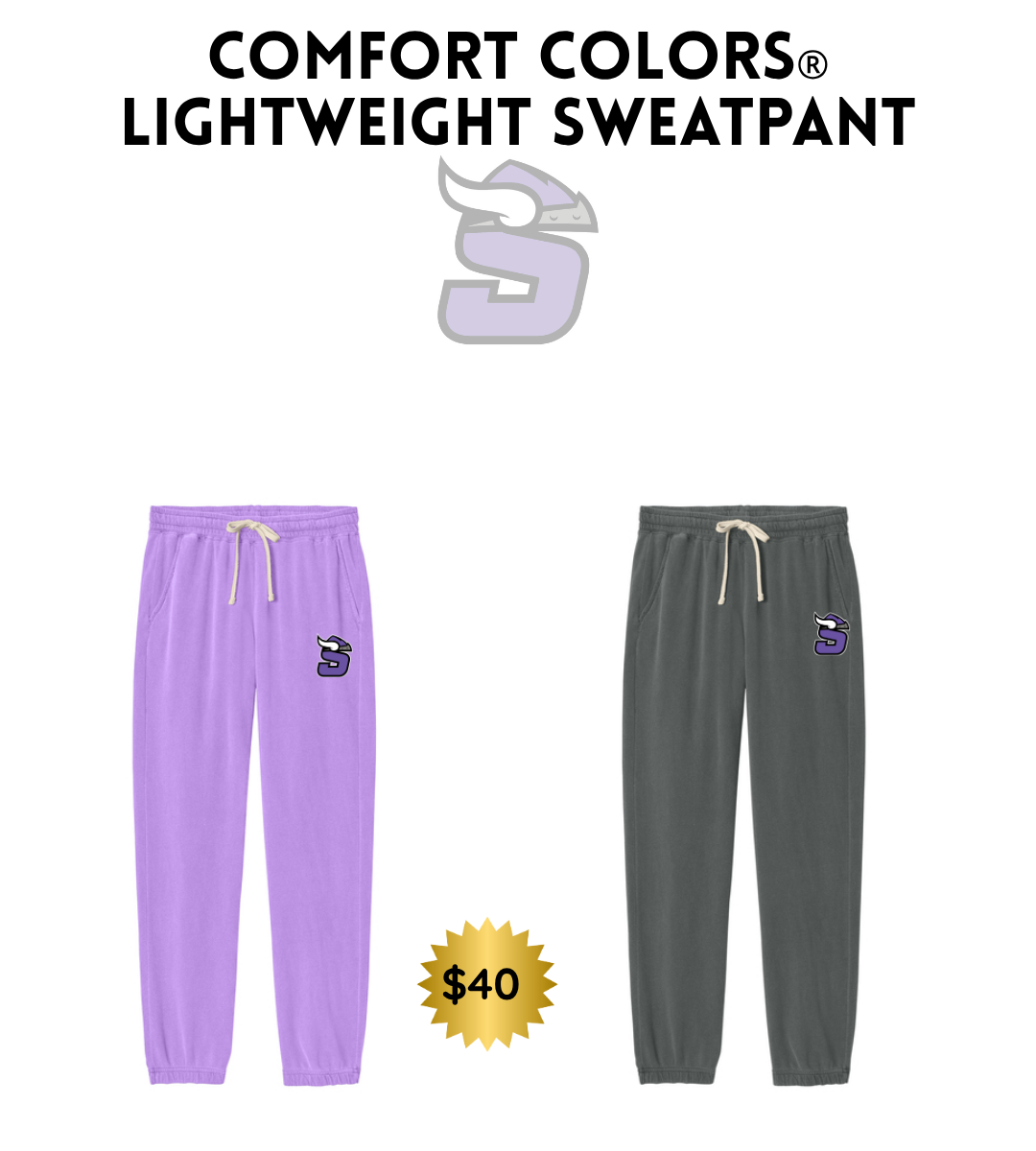 STBB2526 Unisex Garment-Dyed Lightweight Fleece Sweatpants