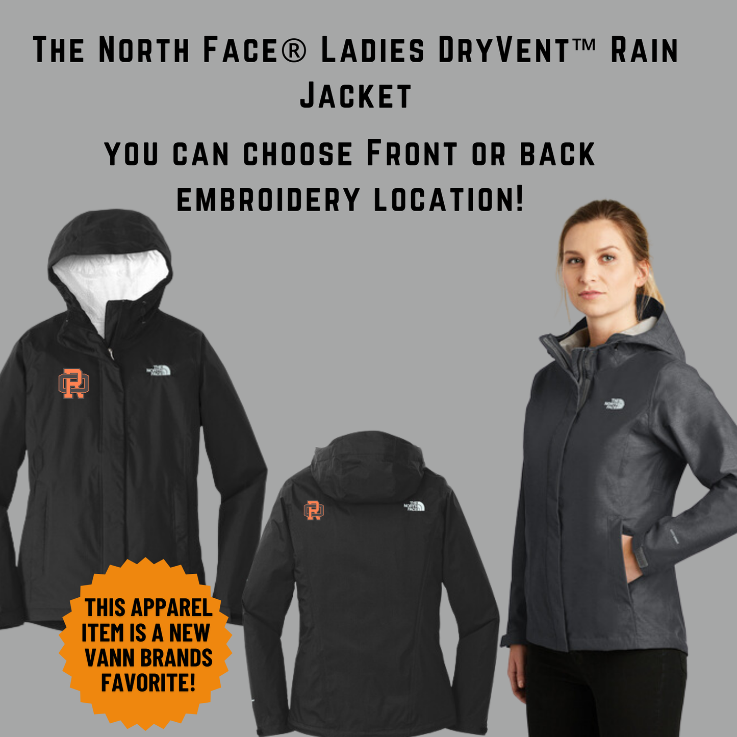 ROFB24 The North Face® Ladies DryVent™ Rain Jacket