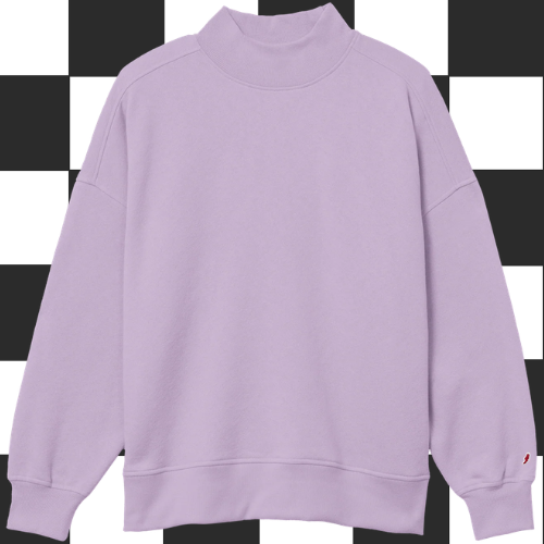 League 91 Mock Crewneck - Lilac