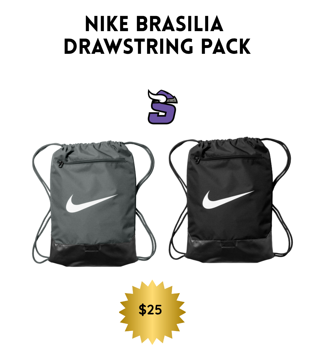 STBB2526 Nike Brasilia Drawstring Pack
