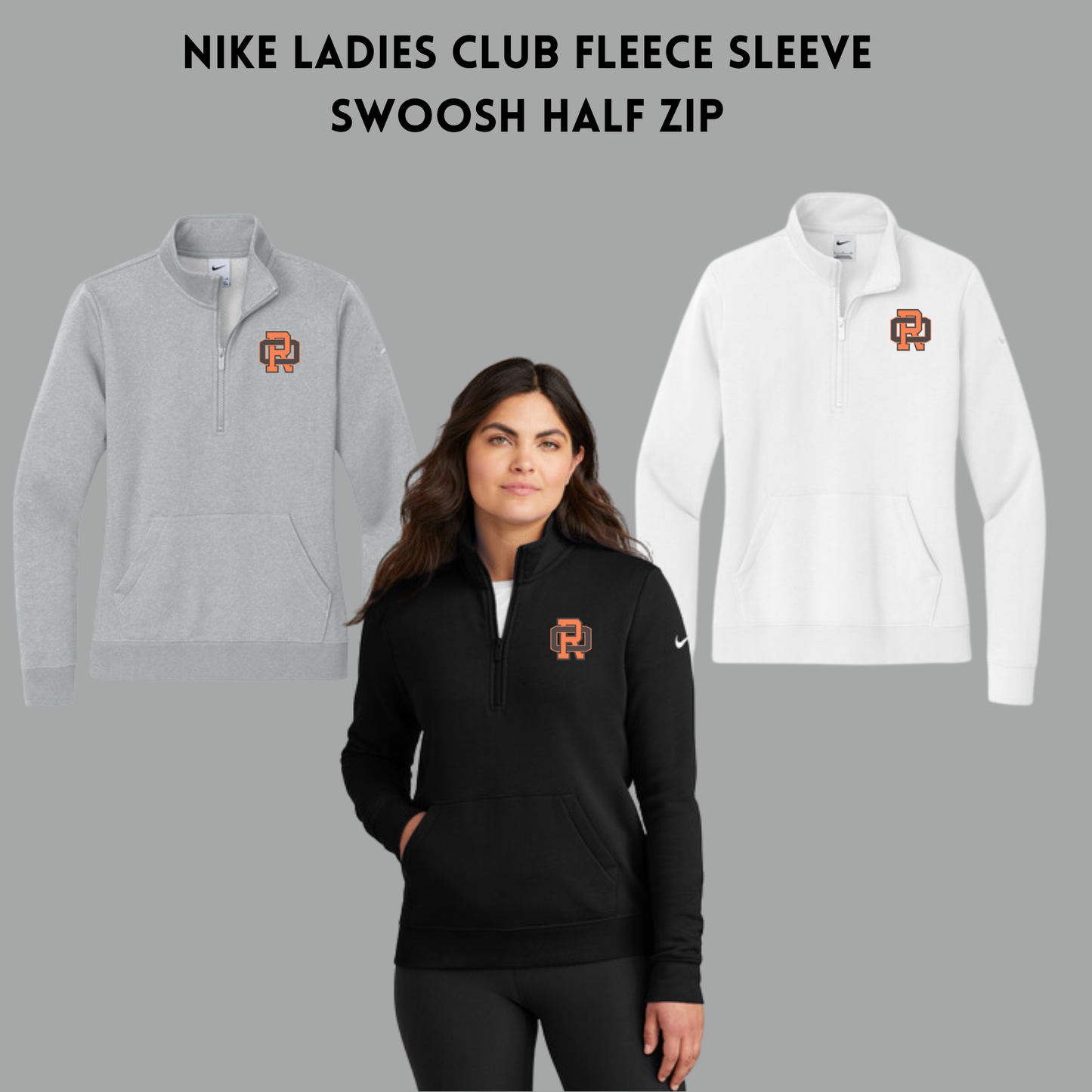 ROFB24 Nike Ladies Dri-FIT 1/2-Zip Cover-Up
