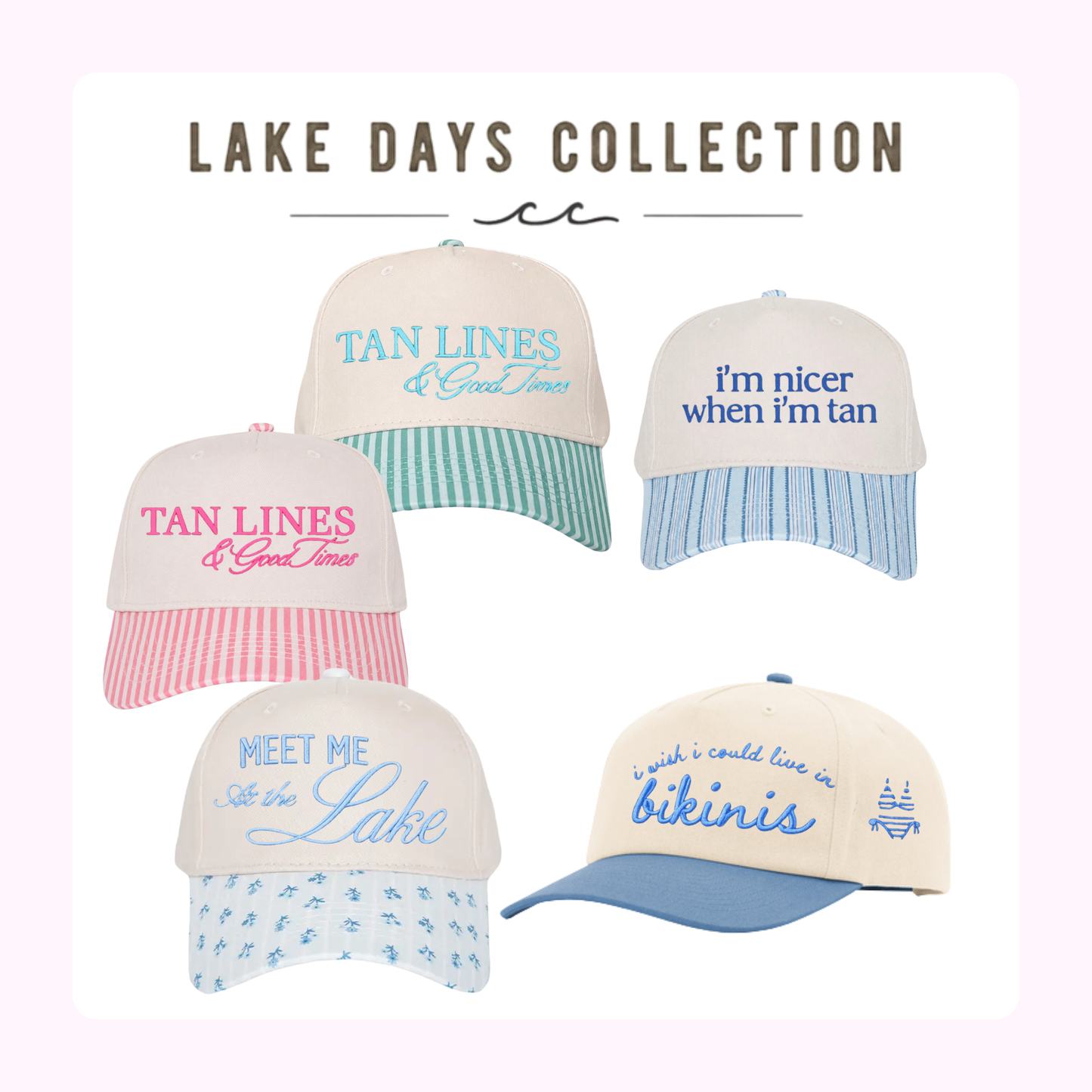 LD Girls Day at the Lake Hats
