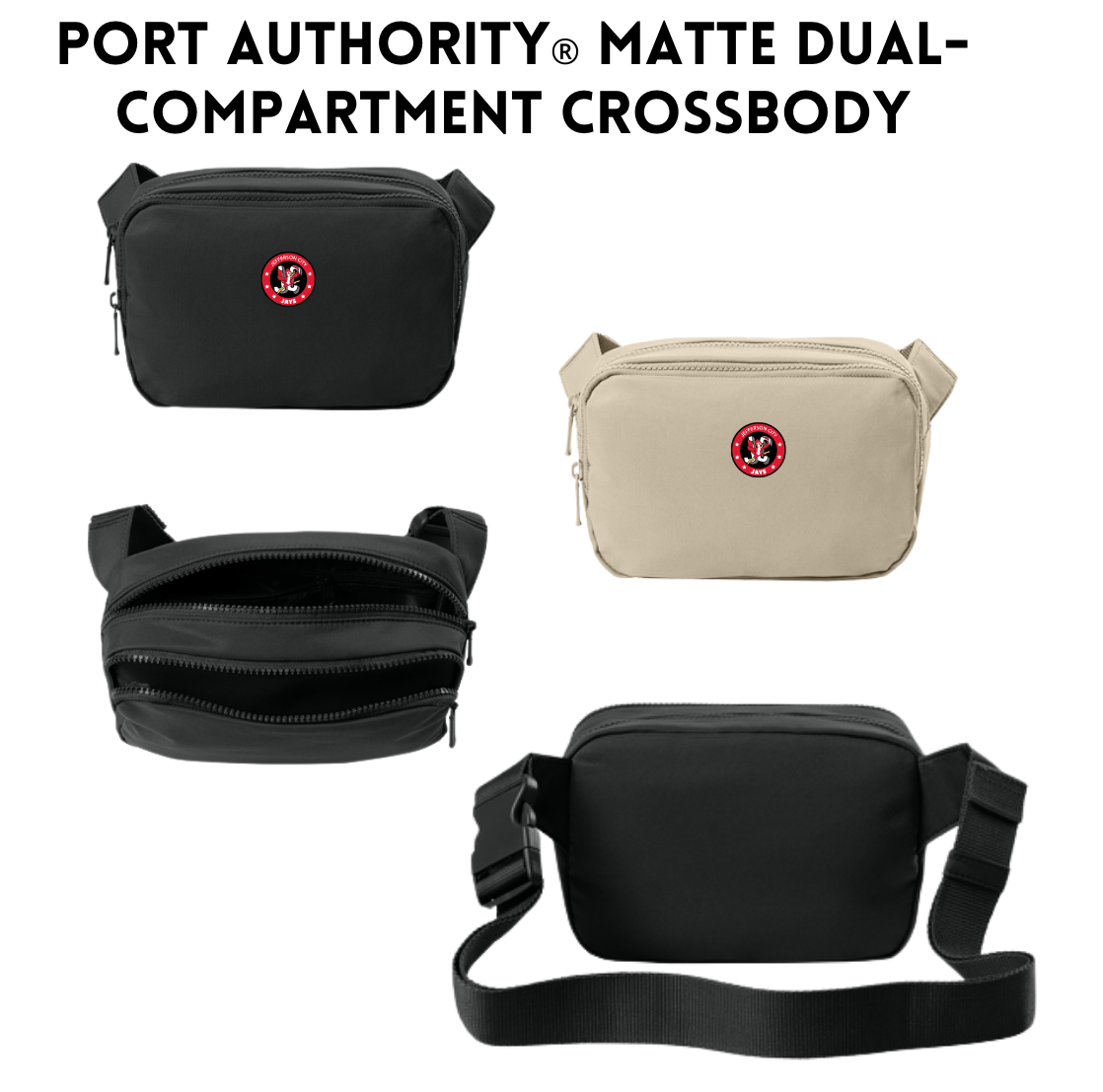 JCDT25 Dual-Compartment Crossbody