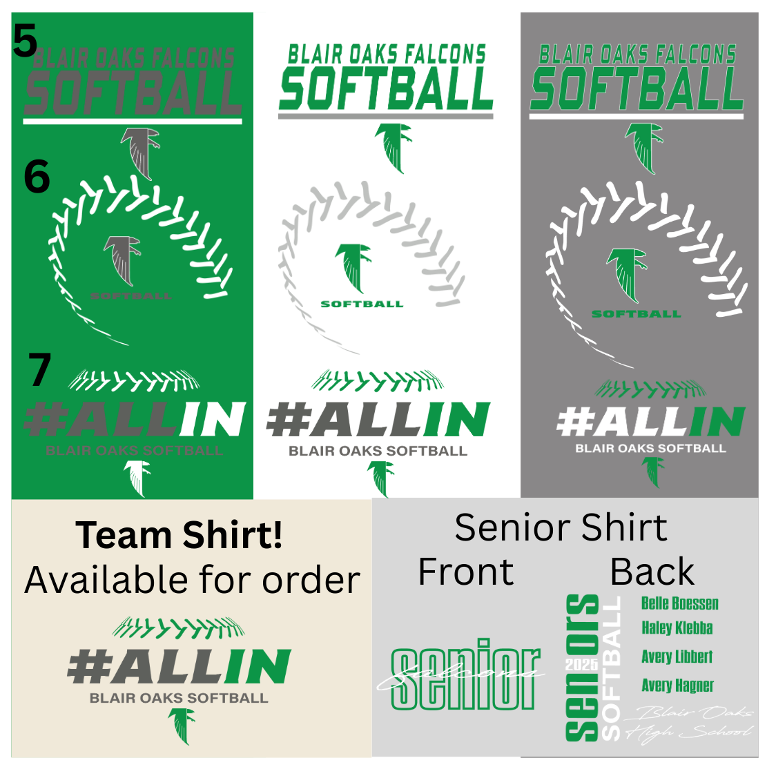 BOSB25 Nike rLegend tee (Youth / Adult)