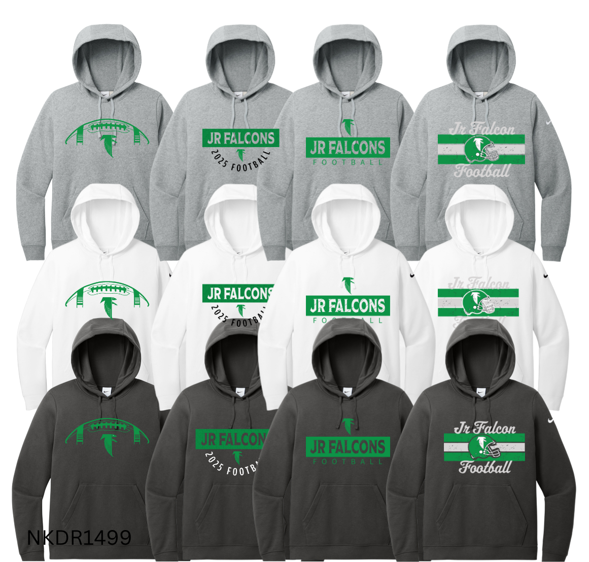 JRFALC25 Nike Men's Club Fleece Sleeve Swoosh Pullover Hoodie