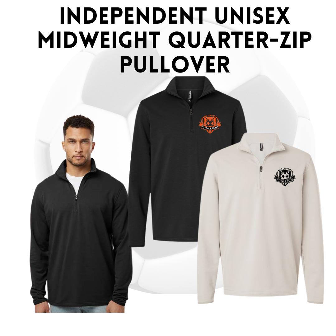 MCUFC Independent Unisex Midweight Quarter-Zip Pullover