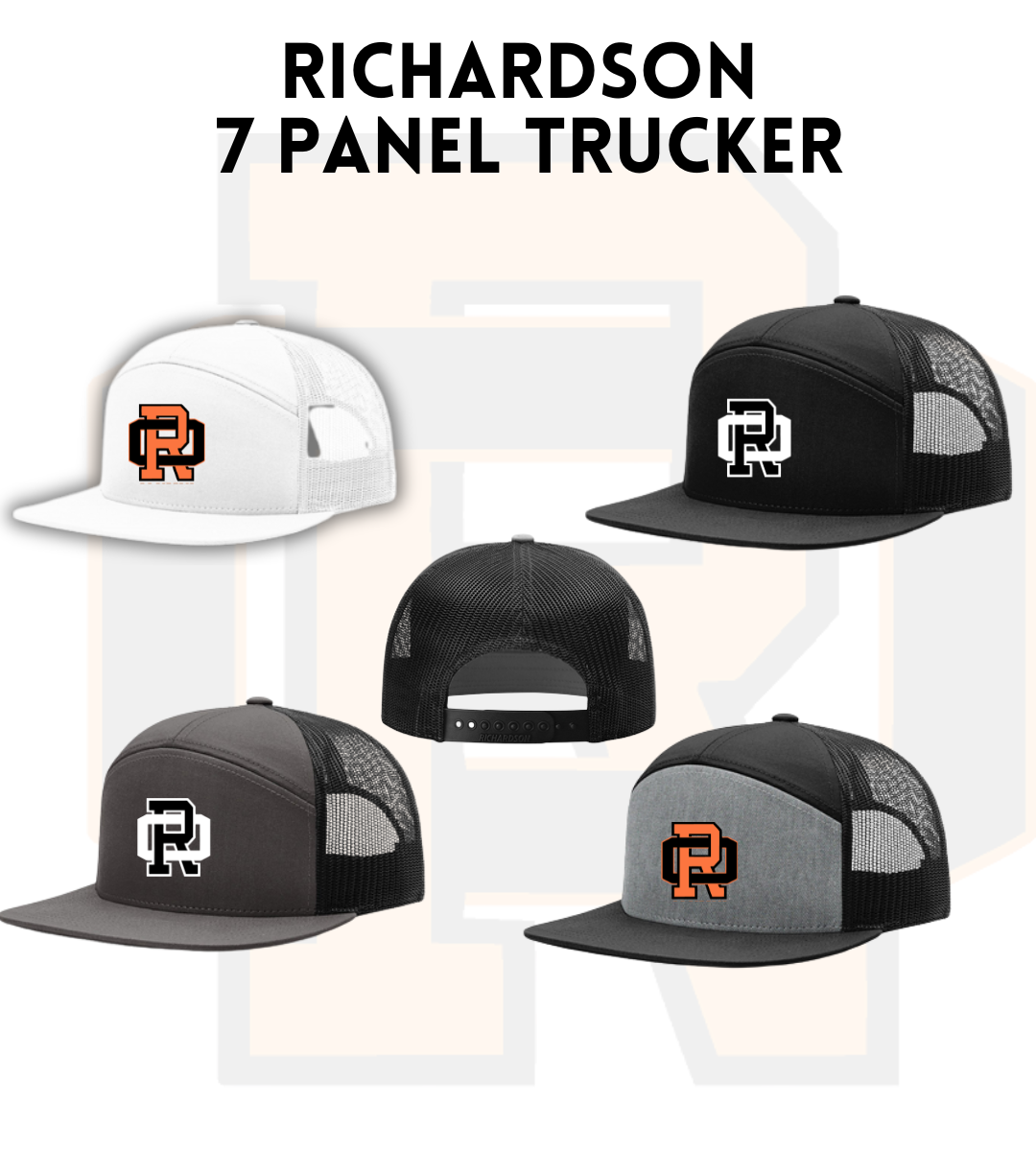 ROSB26 168 Richardson 7-Panel Trucker