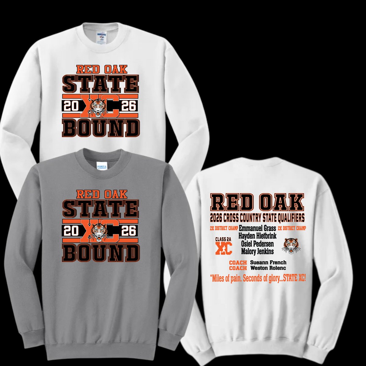 ROCCS26 Port & Co PC78 Crewneck Sweatshirt - Youth & Adult Sizes