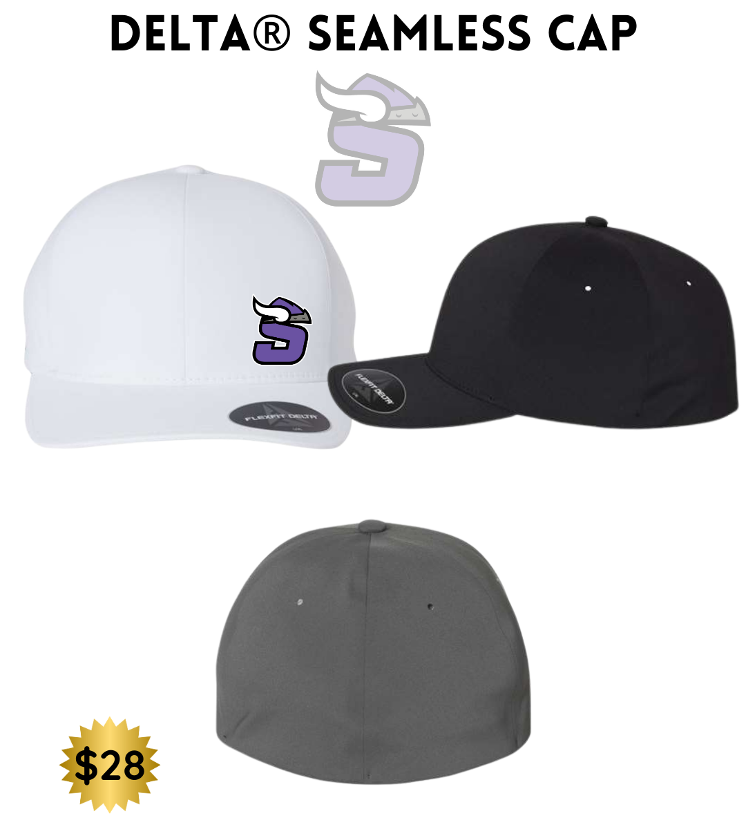 STBB2526 Delta Seamless Fitted Hat