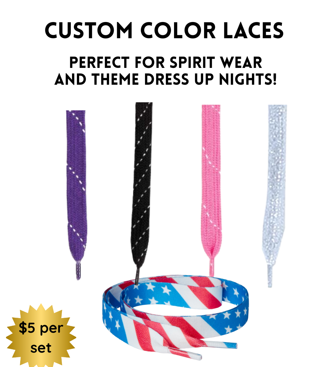 FCP Custom Color Laces