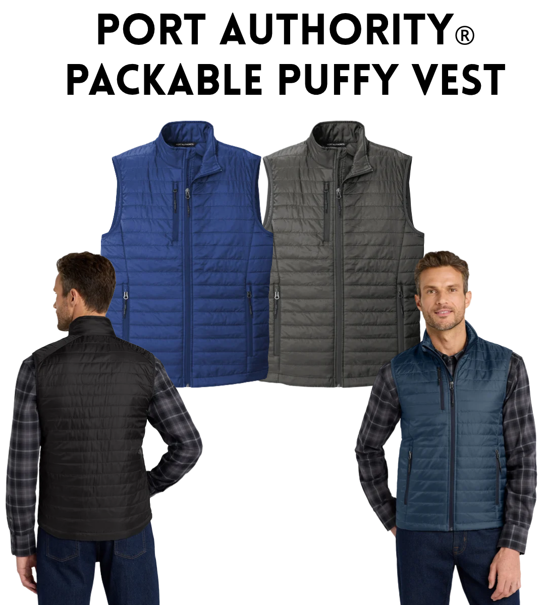 VB J851 Port Authority® Packable Puffy Vest