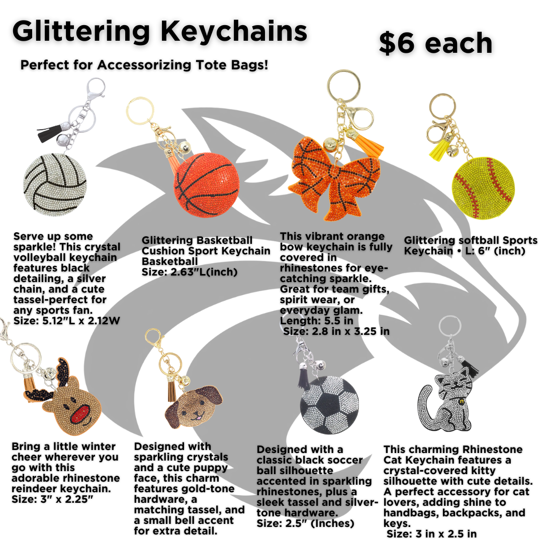 Glittering Keychain