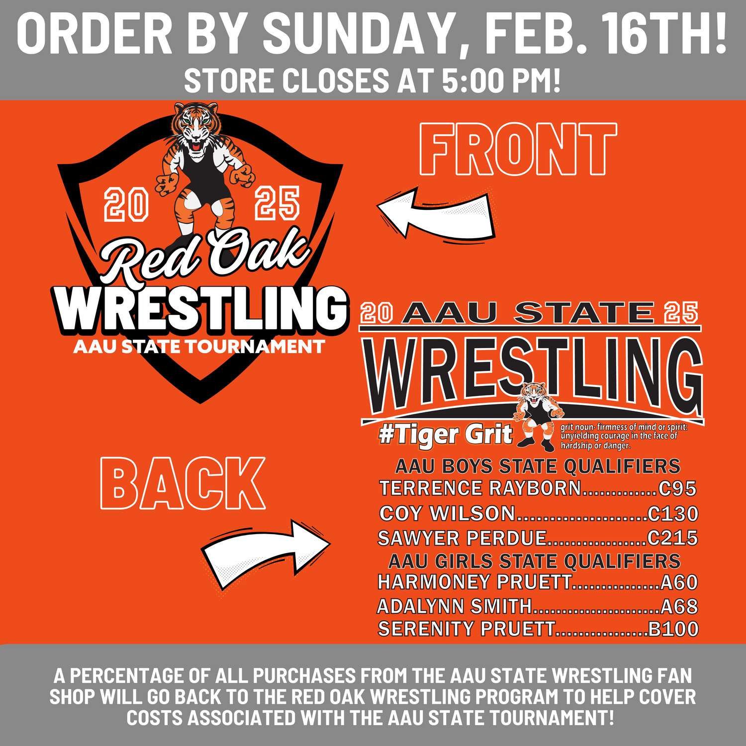 Tiger AAU State Wrestling