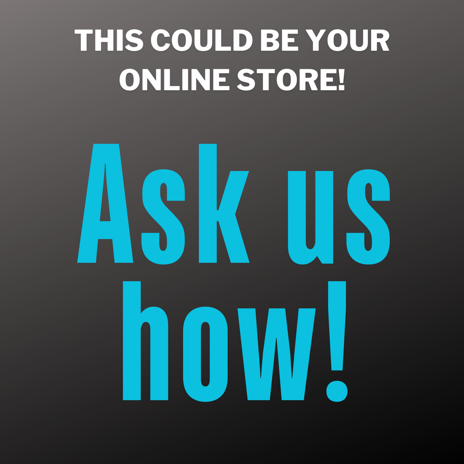 THIS COULD BE YOUR ONLINE STORE!!