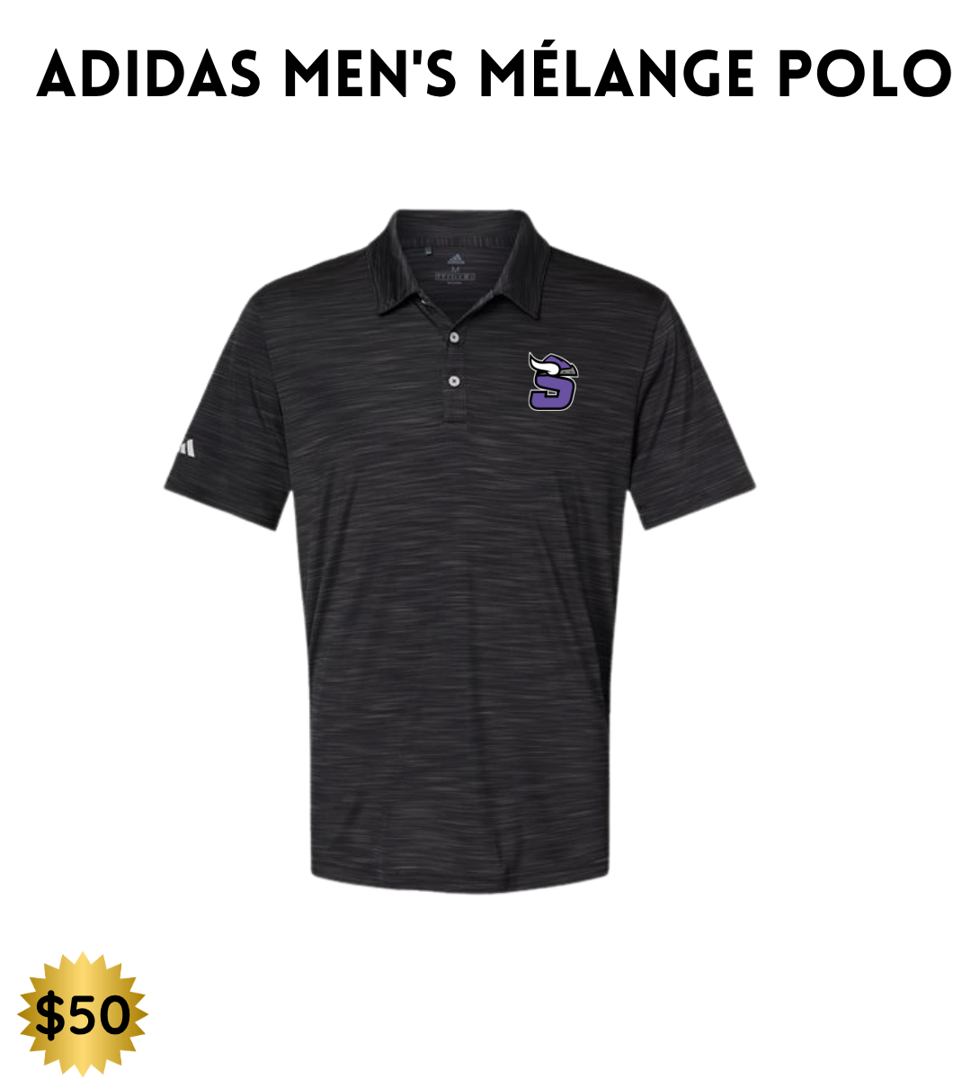 SB25 Adidas Men's Mélange Polo