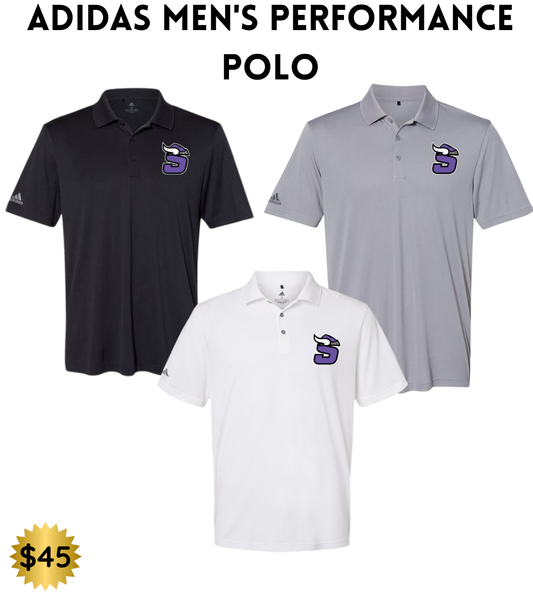 SB25 Adidas Men's Performance Polo