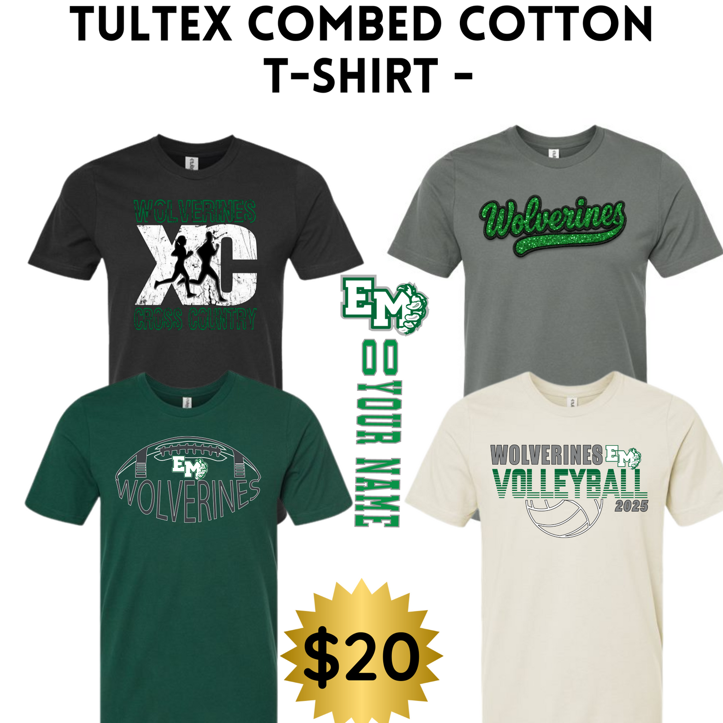 EMAYS25 Tultex Combed CVC T-Shirt