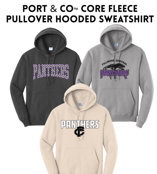 FCP Port & Co™ Core Fleece Pullover Hooded Sweatshirt