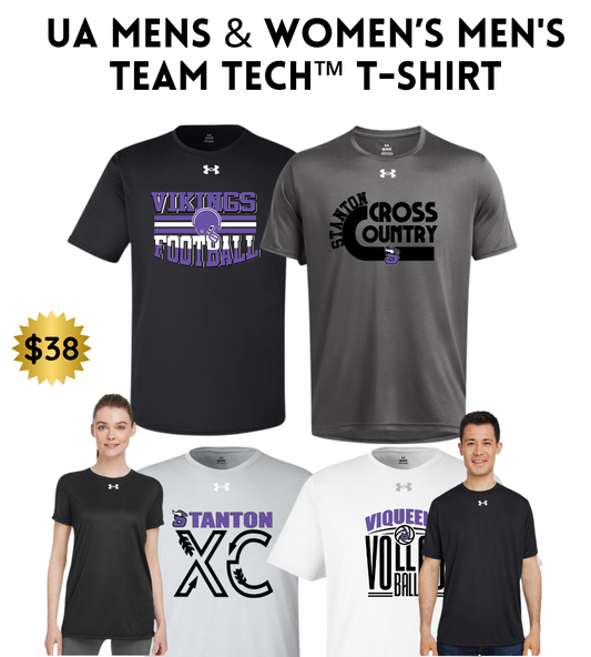 SB25  Under Armour Tech Tee Mens & Womens