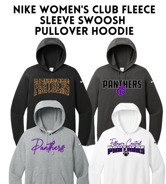 FCP Nike Women's Club Fleece Sleeve Swoosh Pullover Hoodie