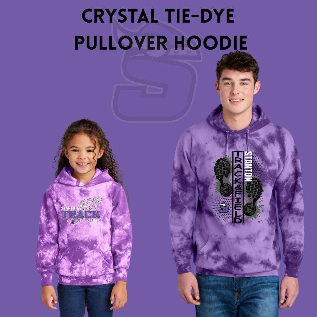 SBTF26 Crystal Tie-Dye Pullover Hoodie Youth & Adult Sizes