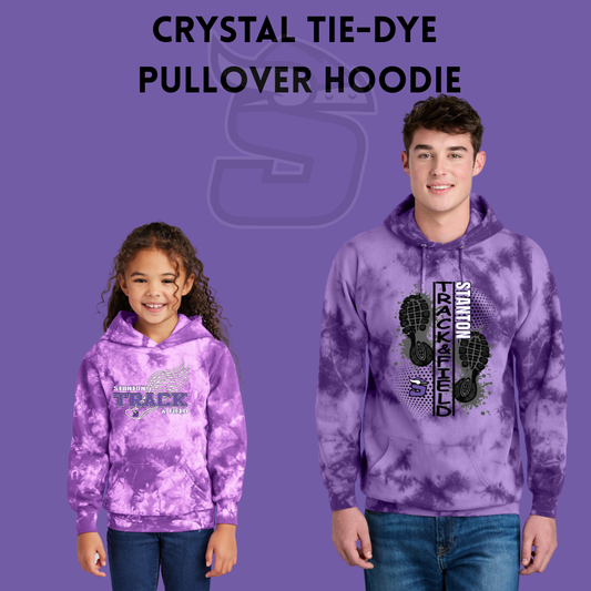 SBTF26 Crystal Tie-Dye Pullover Hoodie Youth & Adult Sizes