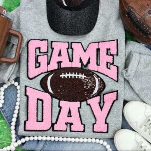 SS Fluffy Game Day Football Patch