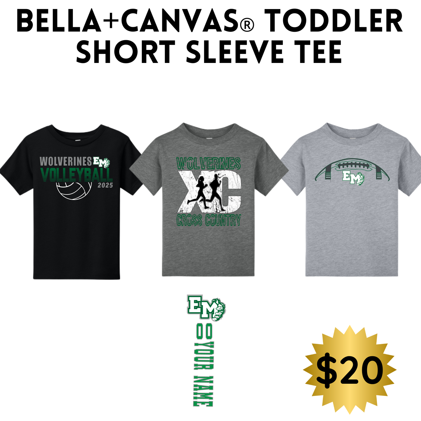 EMAYS25 Bella & Canvas Toddler TEE