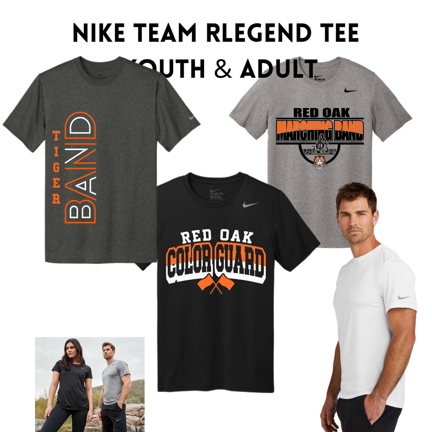 ROMB26 NKDX8787 Nike Youth & Adult Swoosh Sleeve rLegend Tee