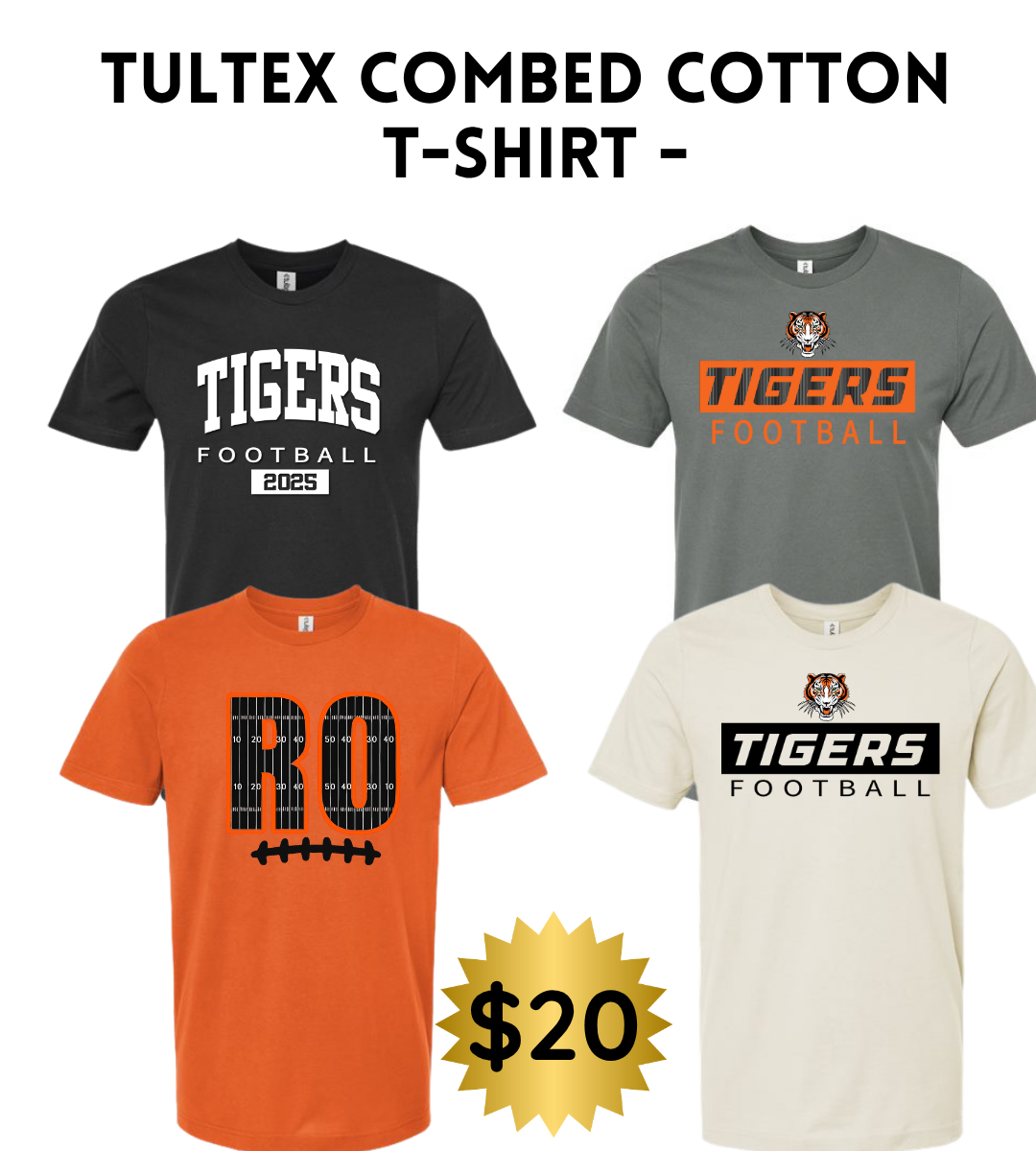 ROFB25 Tultex Combed CVC T-Shirt