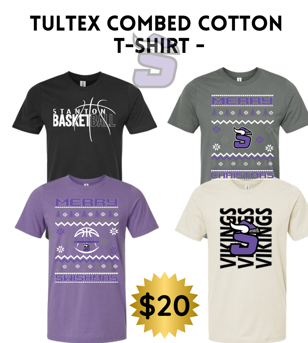 STBB2526 Tultex Combed CVC T-Shirt