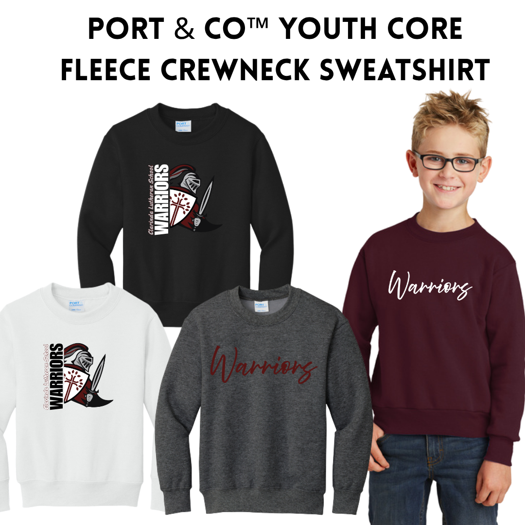 CL26 PC78Y Youth Crewneck