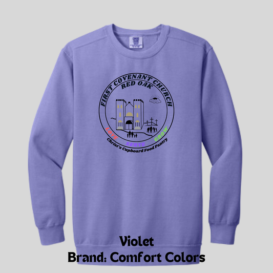 FCC Comfort Colors Crewneck Sweatshirt Violet