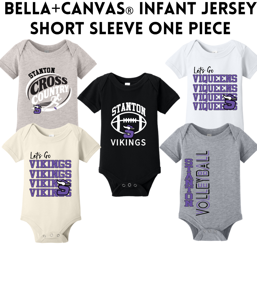 SB26 BC100B BELLA+CANVAS® Infant Jersey Short Sleeve One Piece