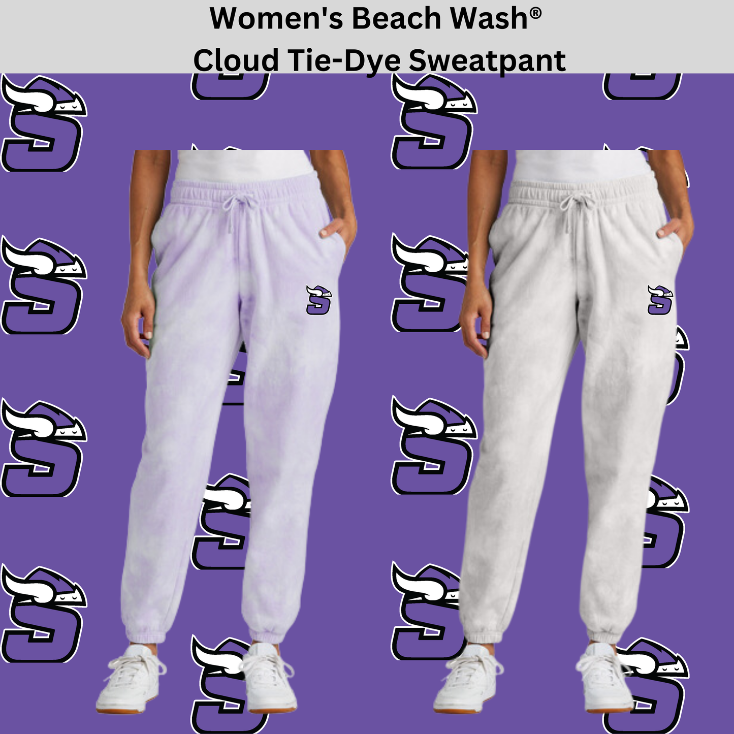 SBB Women's Beach Wash®  Cloud Tie-Dye Sweatpant