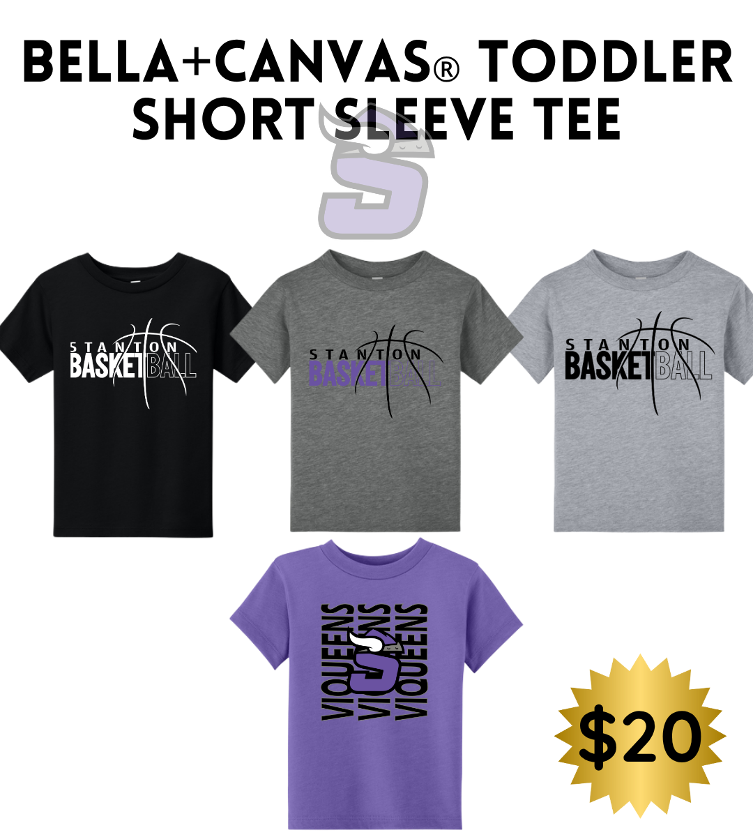 STBB2526 Bella & Canvas Toddler Jersey Tee