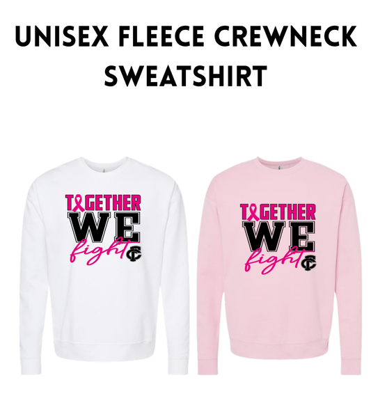FCP Tultex Unisex Fleece Crewneck PINK OUT Sweatshirt
