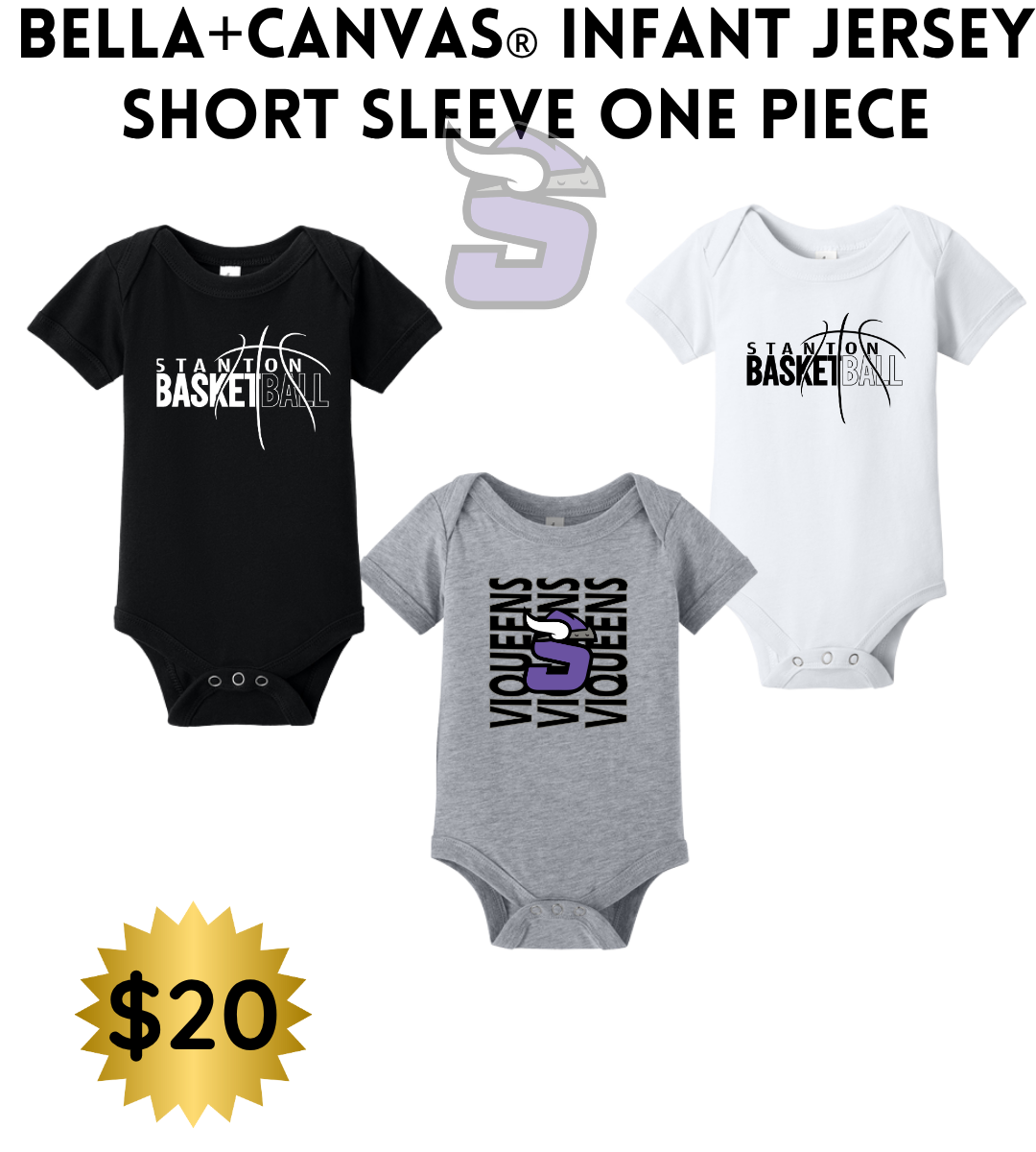 STBB2526 BELLA+CANVAS® Infant Jersey Short Sleeve One Piece