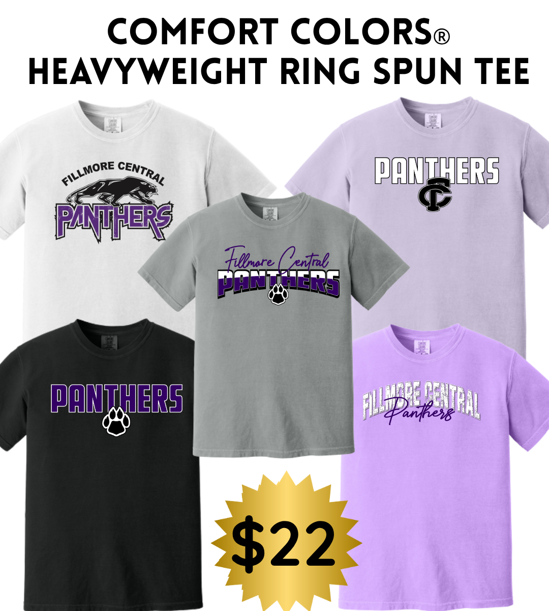 FCP Comfort Colors Tee (Adult Unisex Sizes)