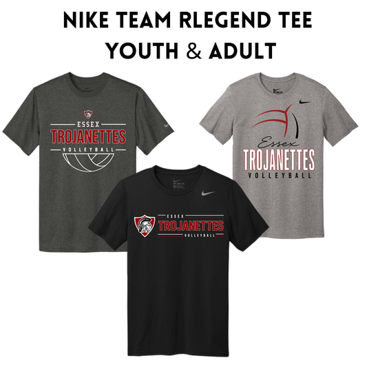 EVB26 NKDX8787 Nike Youth & Adult Swoosh Sleeve rLegend Tee