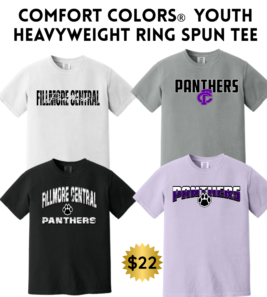 FCP Comfort Colors Tee YOUTH