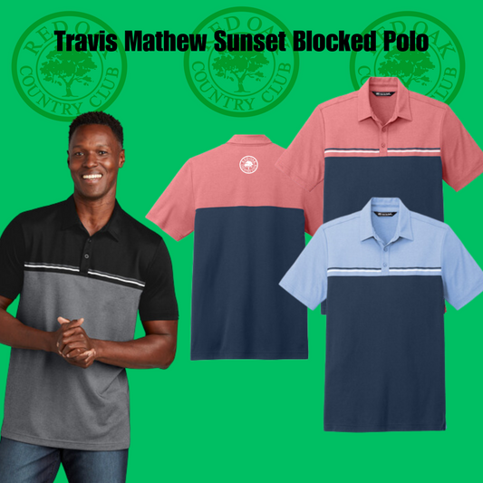 ROCC TravisMathew Sunset Blocked Polo