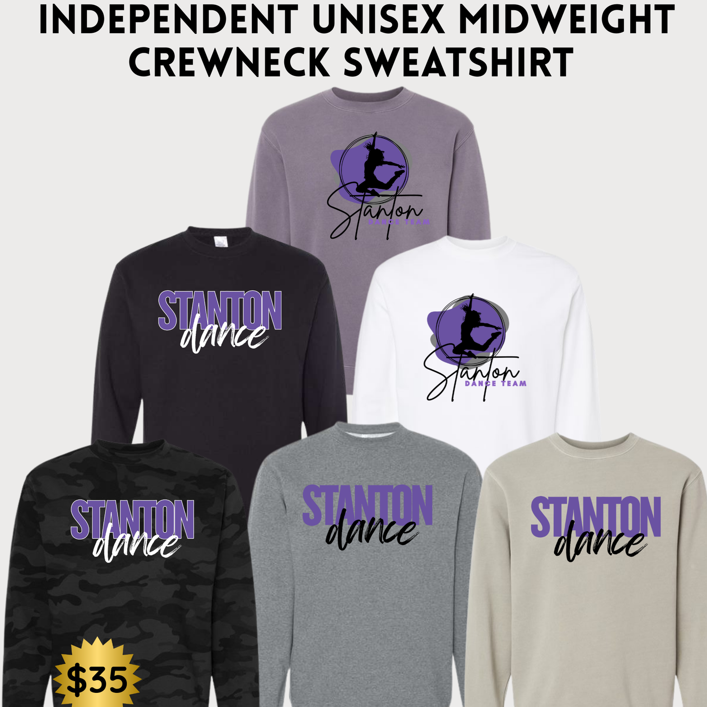 SD Unisex Midweight Crewneck Sweatshirt