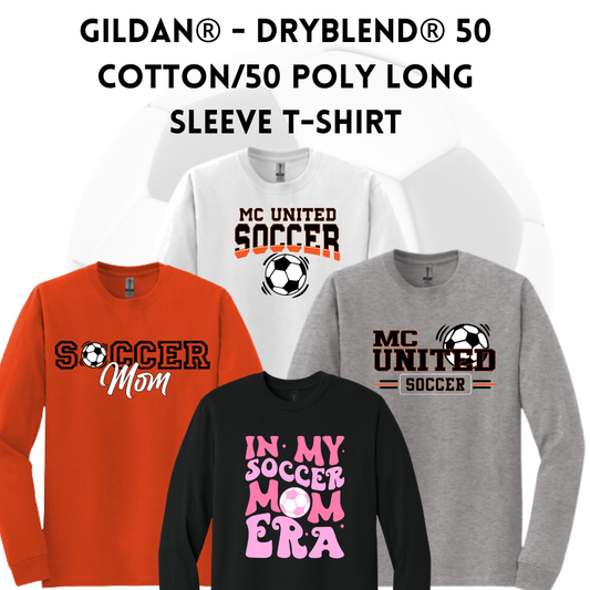 MCUFC Gildan® - DryBlend® 50 Cotton/50 Poly Long Sleeve T-Shirt