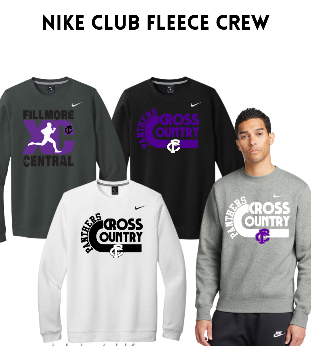 FCPXC Nike Unisex Club Fleece Sleeve Swoosh Crewneck