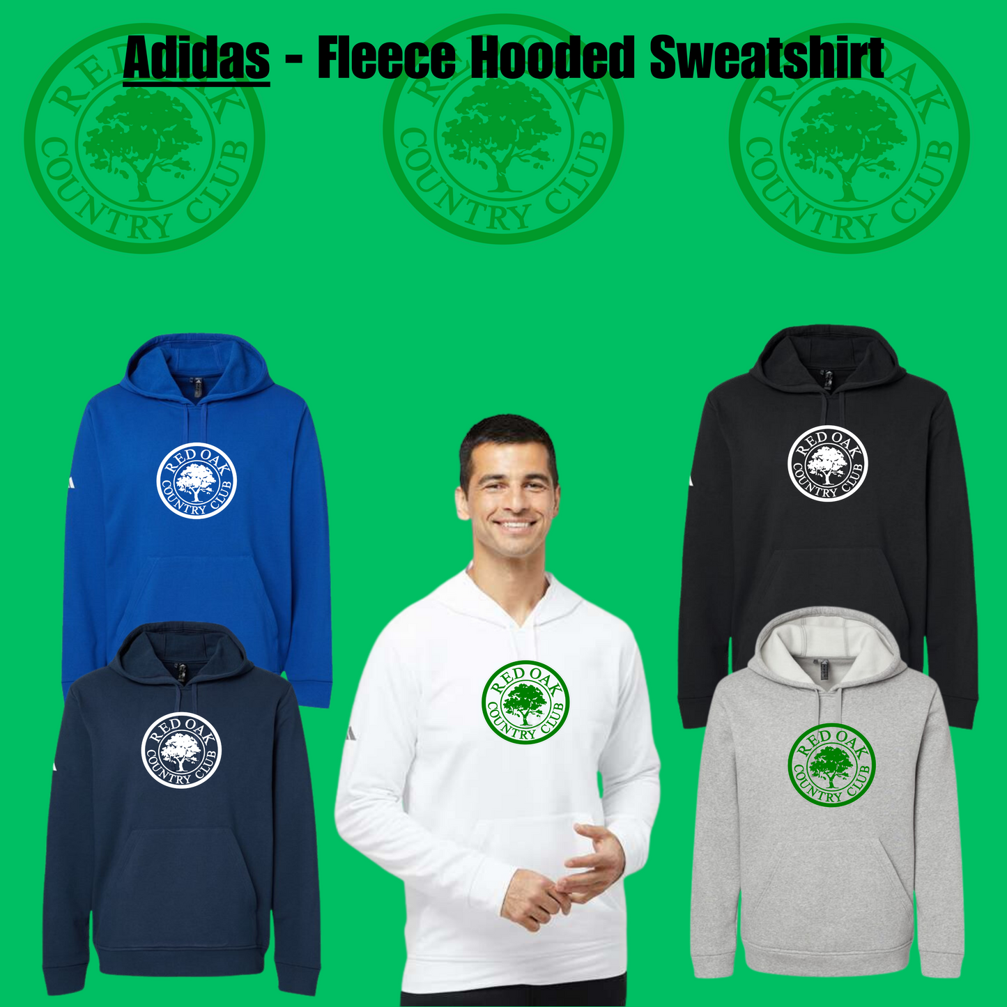 ROCC Adidas - Fleece Hooded Sweatshirt